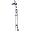 Ridder Duschset Regendusche Und Massage-Duschkopf Bahamas Chrom 91440