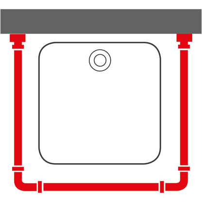 Sealskin Duschvorhangschienen-Set Easy-Roll Matt Aluminium