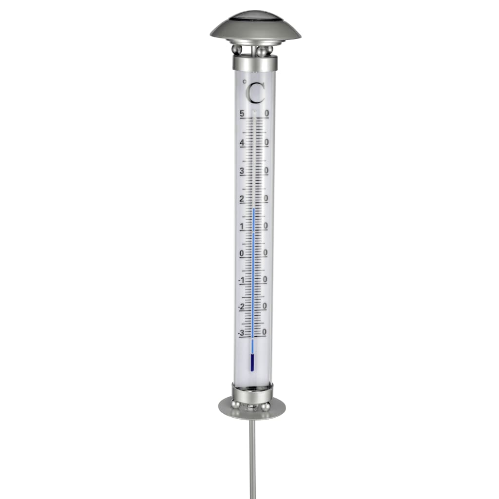 Hi Solar-Gartenleuchte Mit Thermometer