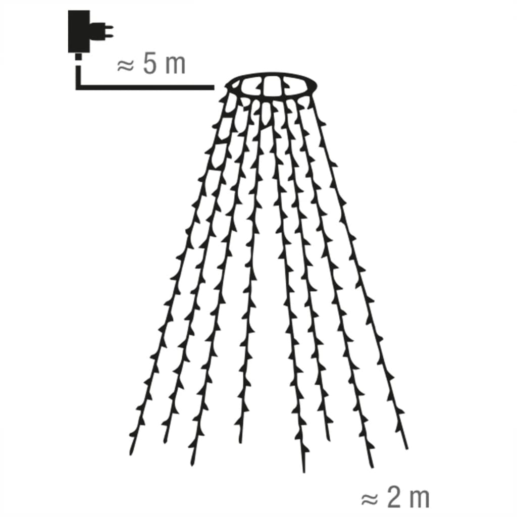 Hi Weihnachtsbaum-Lichterketten 160 Leds