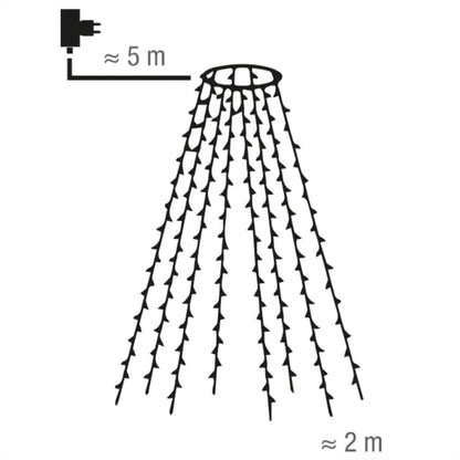 Hi Weihnachtsbaum-Lichterketten 160 Leds