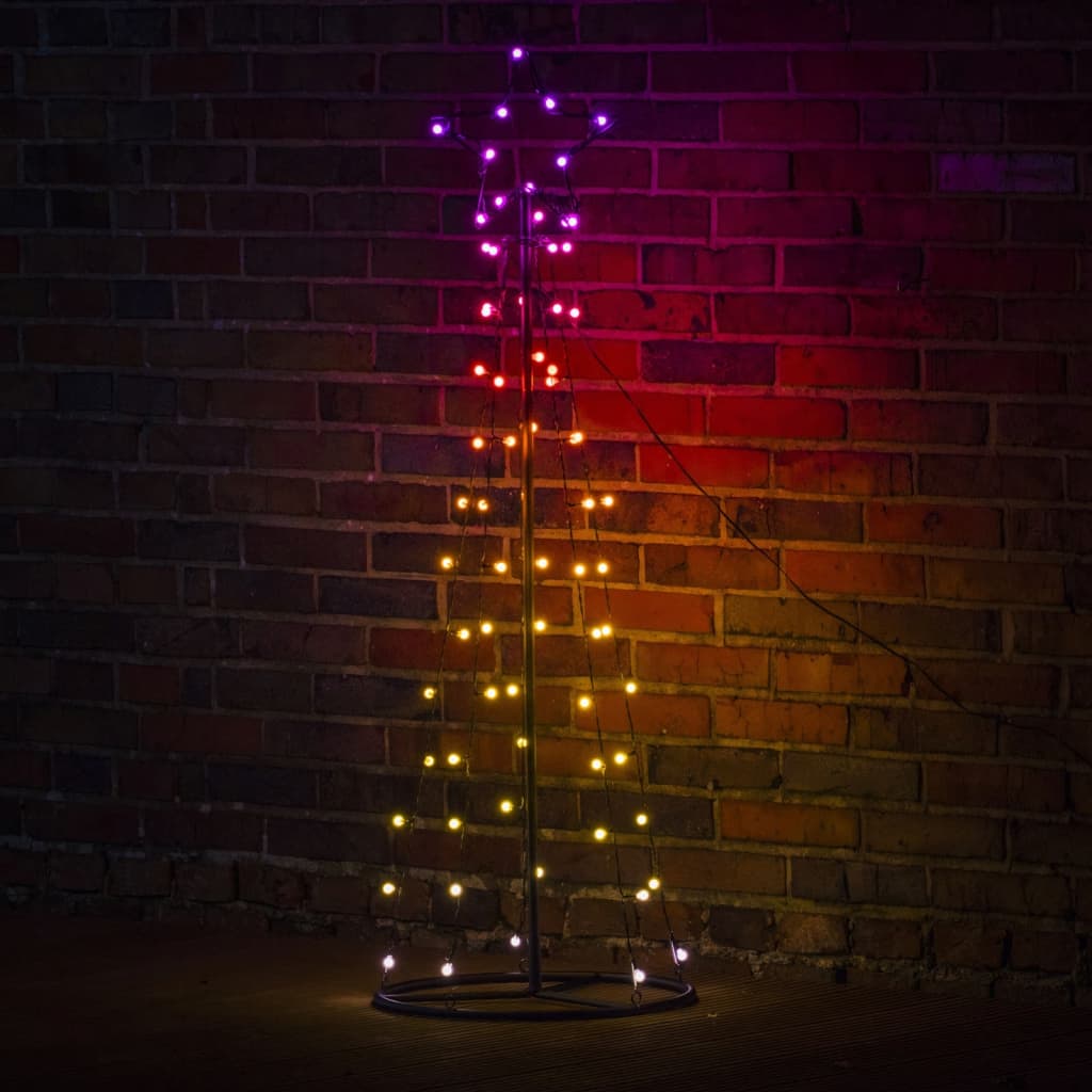 Hi Weihnachtsbeleuchtung Weihnachtsbaum-Alternative 62 Leds 100 Cm