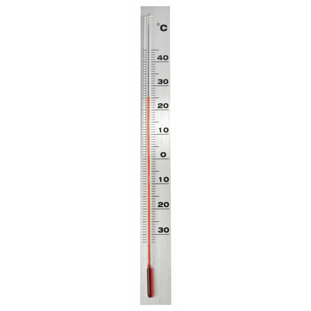 Nature Garten Wandthermometer Aluminium 3,8 X 0,6 X 37 Cm