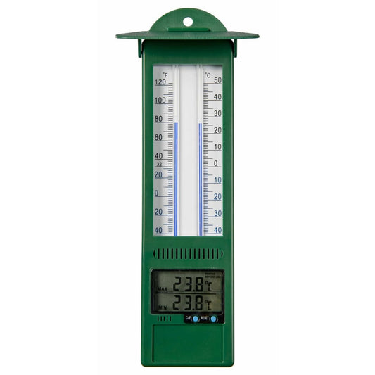 Nature Garten Min-Max-Thermometer Digital 9,5 X 2,5 X 24 Cm