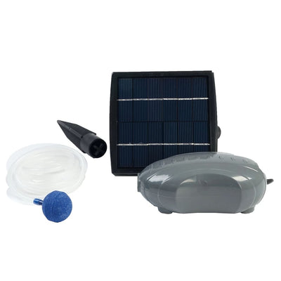 Ubbink Outdoor-Belüftungspumpe Air Solar 100 1351374 Grau