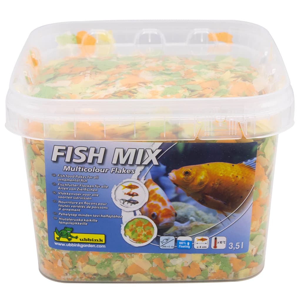 Ubbink Fischfutter Fish Mix Multicolour Flakes 5-20 Mm 3,5 L