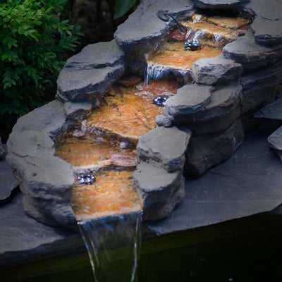 Ubbink Gartenwasserfall Cazorla Linksläufig