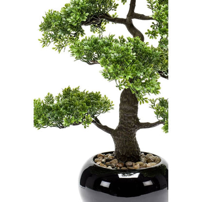 Emerald Kunstpflanze Bonsai Ficus Grün 47 Cm 420006