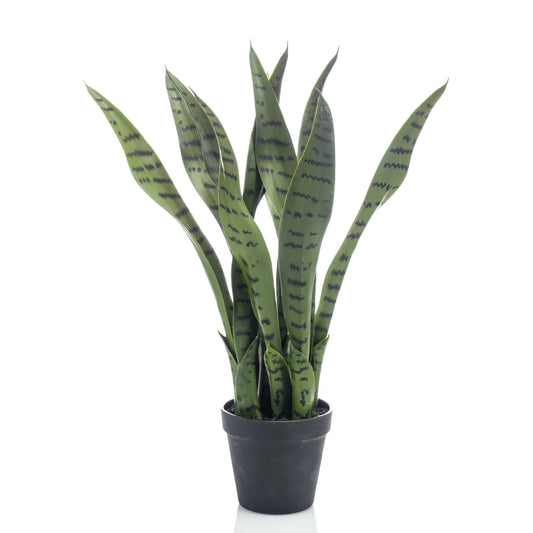 Emerald Sansevieria Bogenhanf Künstlich 55 Cm Im Topf