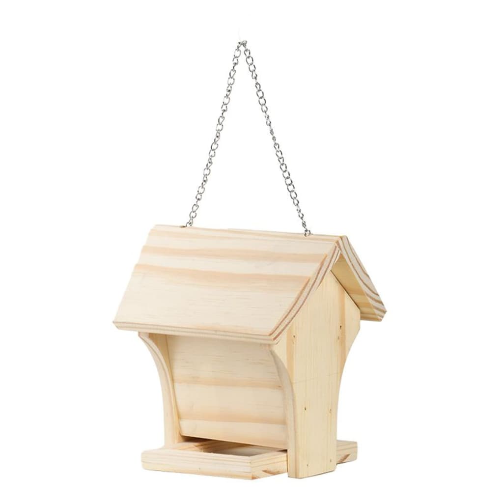 Esschert Design Diy Vogelfutterhaus Mit Farbe