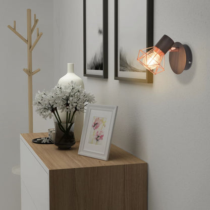 Wandleuchten 2 Stk. Mit 2 Led-Glühlampen 8 W Weiß