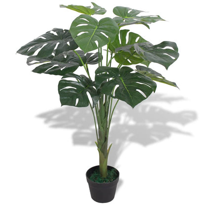 Künstliche Monstera-Pflanze Mit Topf Grün