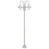 Garten-Pollerleuchte E27 220 Cm Aluminium 3-Laterne