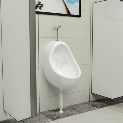 Wandurinal Mit Spülventil Keramik