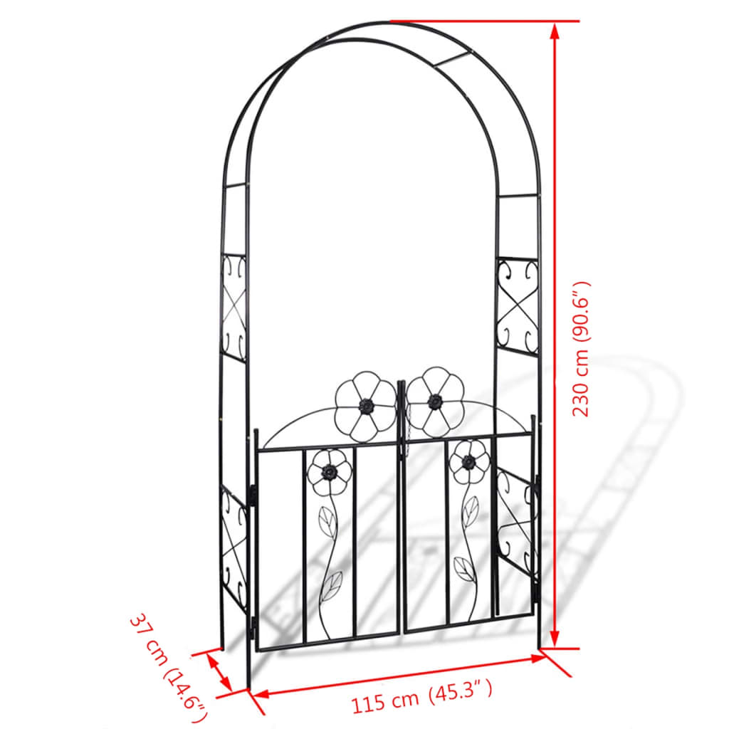 Gartentor Rosenbogen Rankgitter Rosensäule Spalier Pergola