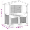 Kaninchenstall Kleintierhaus Hasenstall 3 Türen Holz
