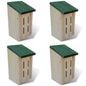 Schmetterlingshaus 14 X 15 X 22 Cm 4Er-Set