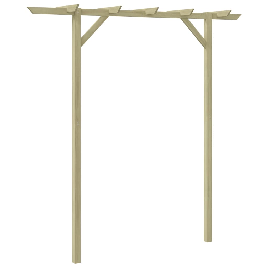 Gartenpergola 205X40X203 Cm Holz