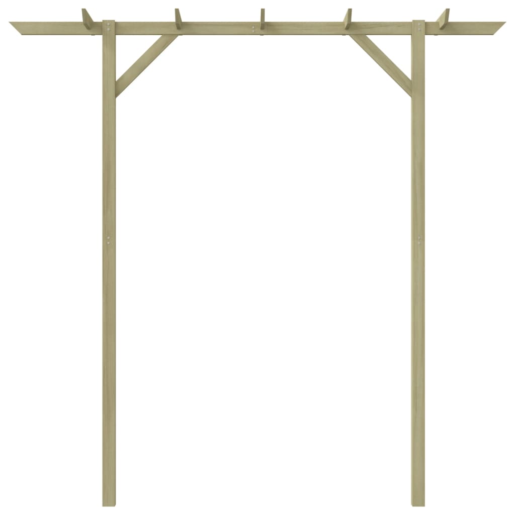 Gartenpergola 205X40X203 Cm Holz