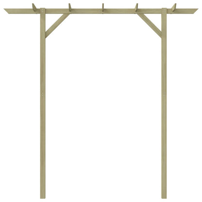 Gartenpergola 205X40X203 Cm Holz