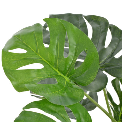 Künstliche Pflanze Monstera Mit Topf Grün 100 Cm Braun