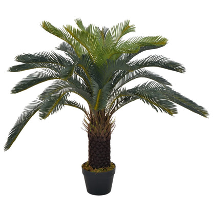 Künstliche Pflanze Cycas-Palme Mit Topf Grün