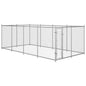 Outdoor-Hundezwinger Mit Überdachung 7,6X3,8X2,3 M