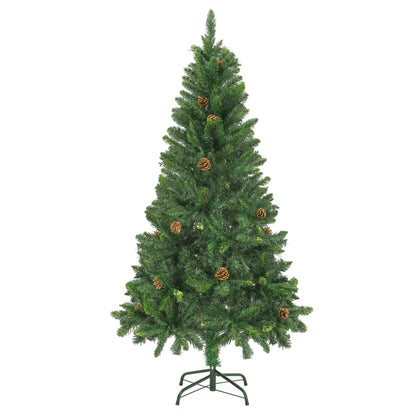 Künstlicher Weihnachtsbaum Mit Kiefernzapfen 150 Cm