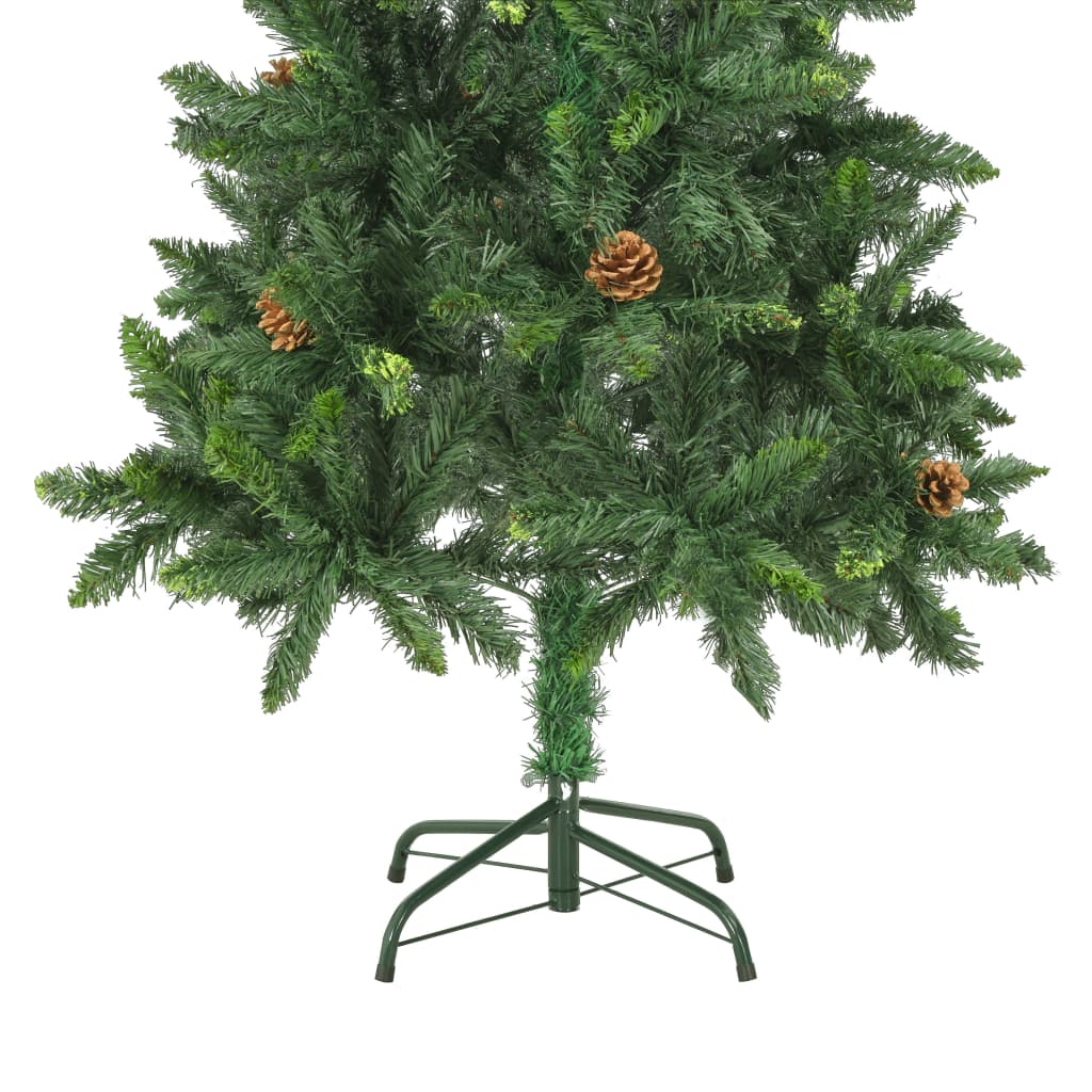 Künstlicher Weihnachtsbaum Mit Kiefernzapfen 150 Cm