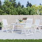 Gartenstuhl-Kissen 2 Stk. Oxford-Gewebe Creme