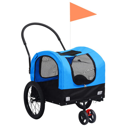 2-In-1 Fahrradanhänger Für Hunde Und Buggy