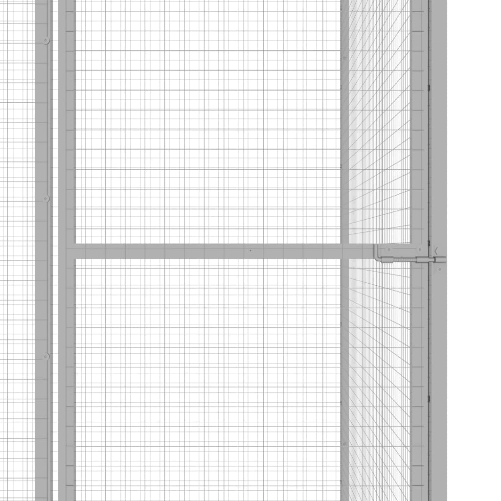 Katzenkäfig 1,5X1,5X1,5 M Verzinkter Stahl