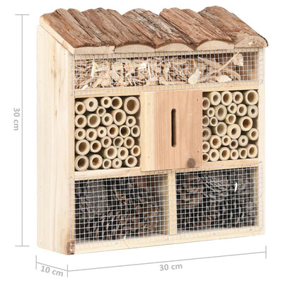 Insektenhotel 30X10X30 Cm Tannenholz