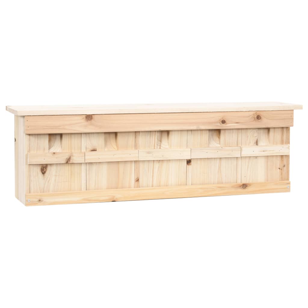 Spatzenhaus 5-Fach 68X15X21 Cm Tannenholz