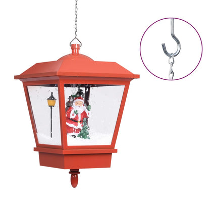 Weihnachts-Hängelampe Led-Licht Und Weihnachtsmann Rot 27×27×45