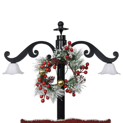 Weihnachtsbaum Mit Schnee Und Schirm-Fuß Blau 170 Cm Pvc