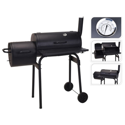 Progarden Smoker-Grill Schwarz