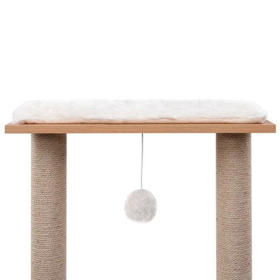 Katzen-Kratzbaum Mit Sisal-Kratzmatte 129 Cm