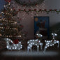 Weihnachtsdeko Rentier & Schlitten 60 Leds Outdoor En