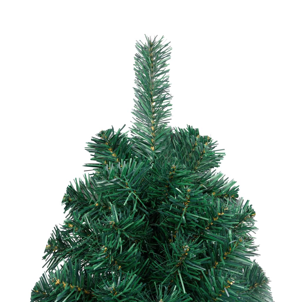 Künstlicher Halb-Weihnachtsbaum Mit Ständer 150 Cm Pvc