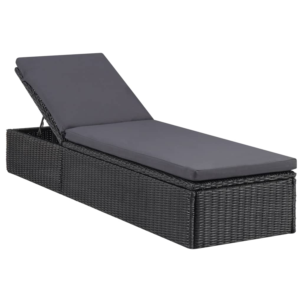 Sonnenliege Poly Rattan