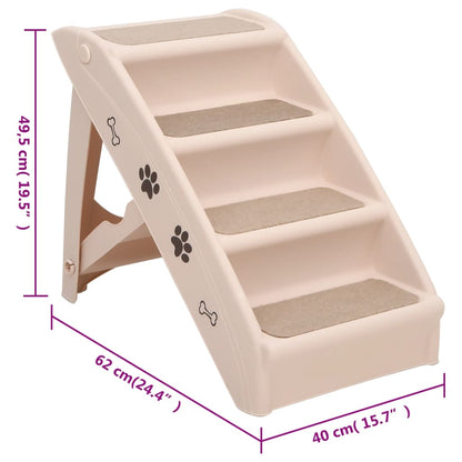 Hundetreppe Klappbar 62X40X49,5 Cm