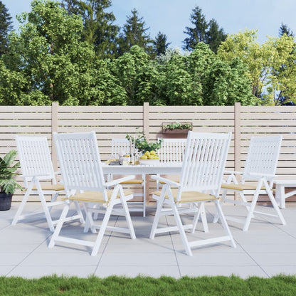 Gartenstuhl-Kissen 2 Stk. Oxford-Gewebe Beige