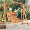 Bett-Schaukel Bugholz Massiv Mit Teak-Finish 115X147X46 Cm