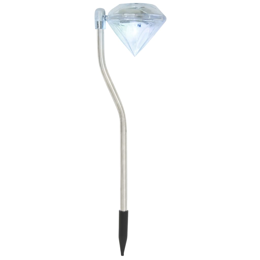 Led-Solarleuchten 6 Stk. 9X7,8X29,5 Cm