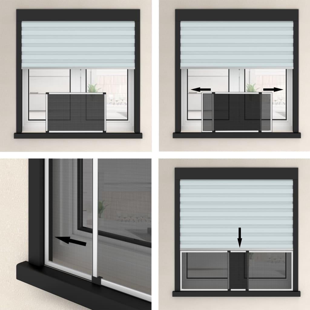 Ausziehbarer Insektenschutz Für Fenster (75-143)X50 Cm