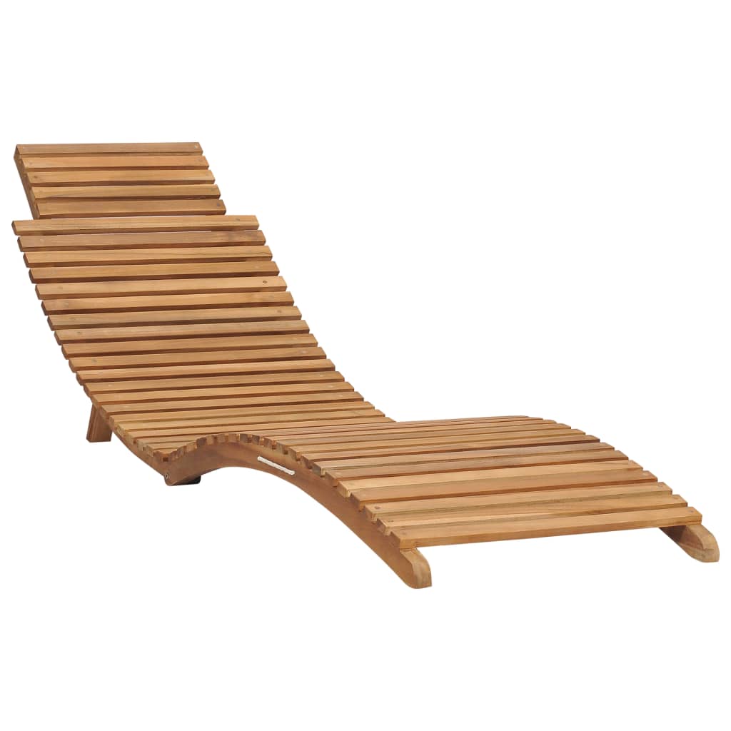 3-Tlg. Garten-Lounge-Set Klappbar Massivholz Teak