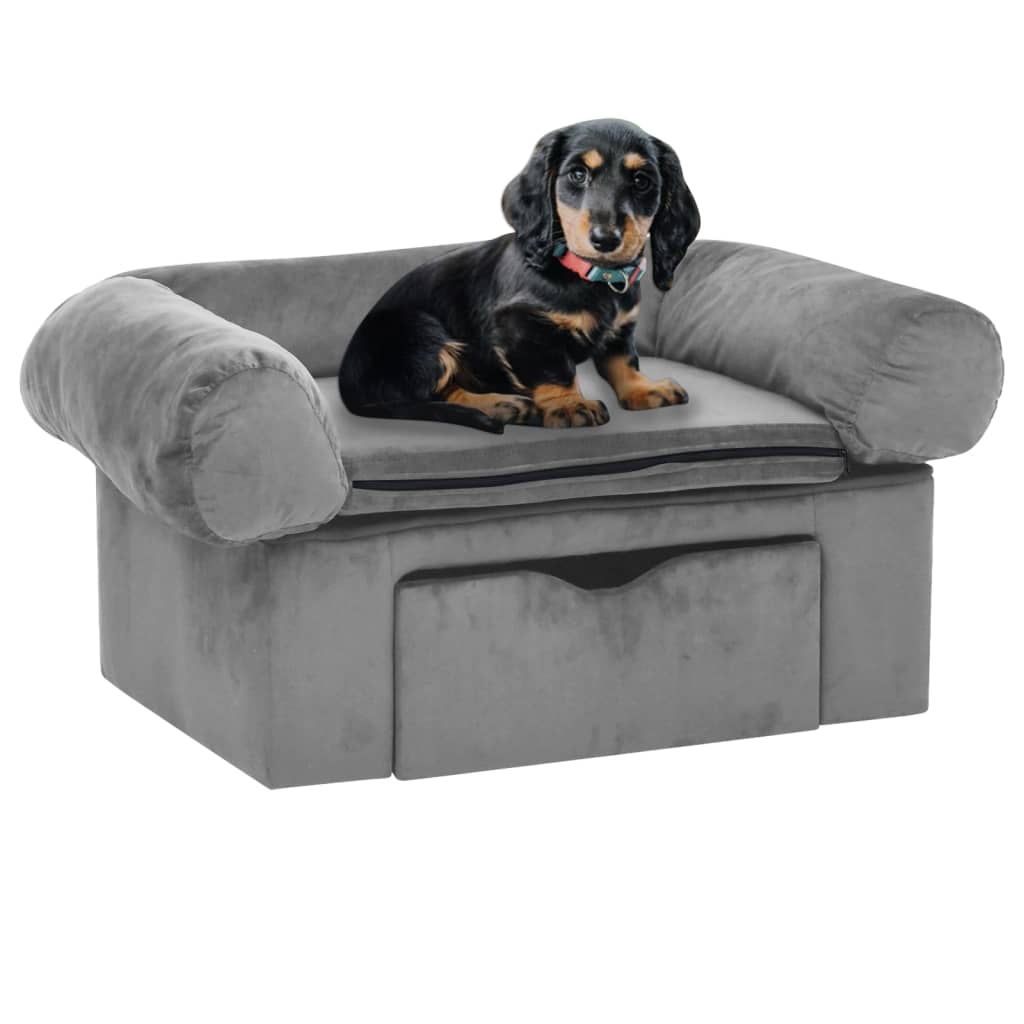 Hundesofa Mit Schublade 75X50X38 Cm Plüsch