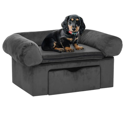 Hundesofa Mit Schublade 75X50X38 Cm Plüsch