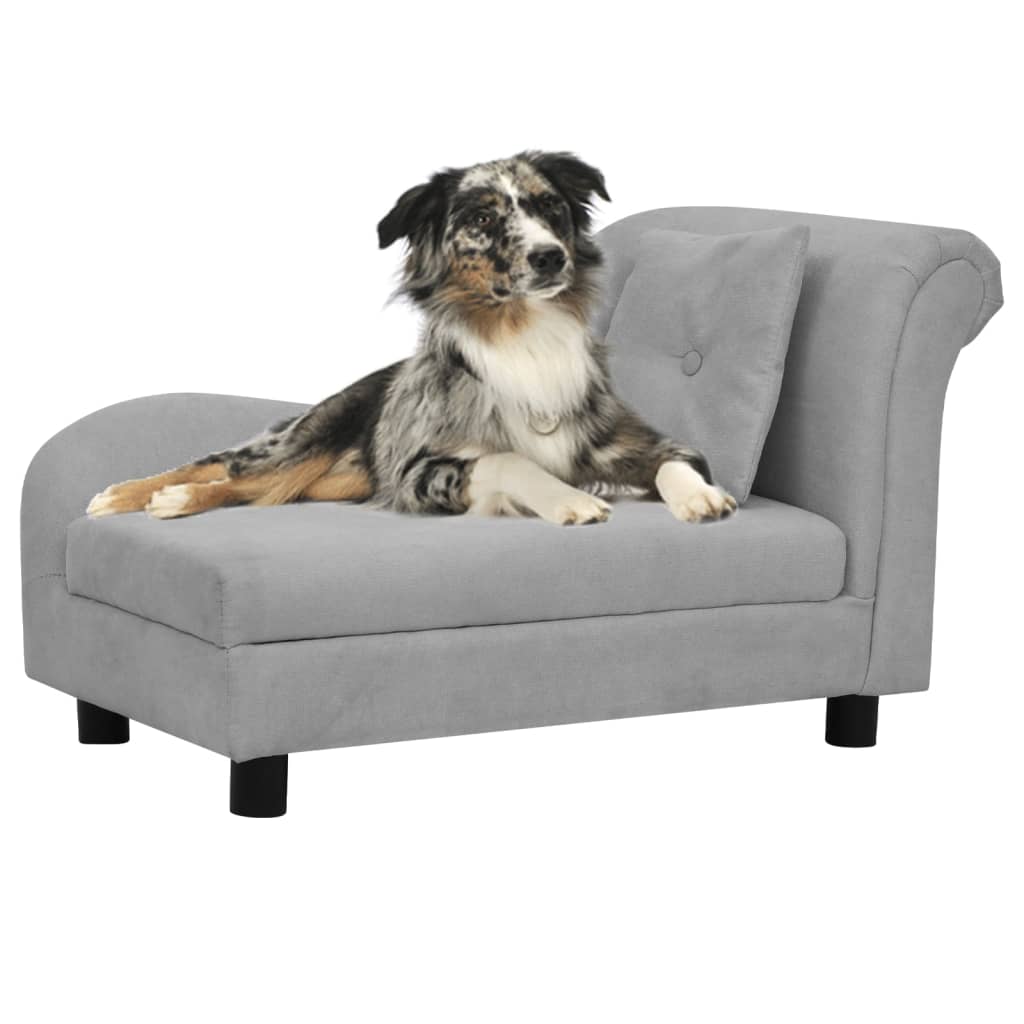 Hundesofa Mit Kissen 83X44X44 Cm Plüsch